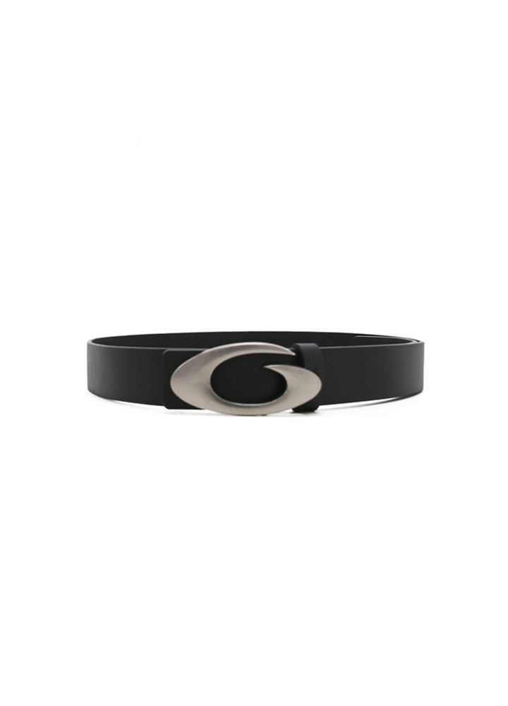 【GIBBYCNA】One point logo design sharp style belt  GC0039