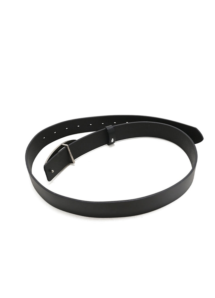 【GIBBYCNA】One point logo design sharp style belt  GC0039