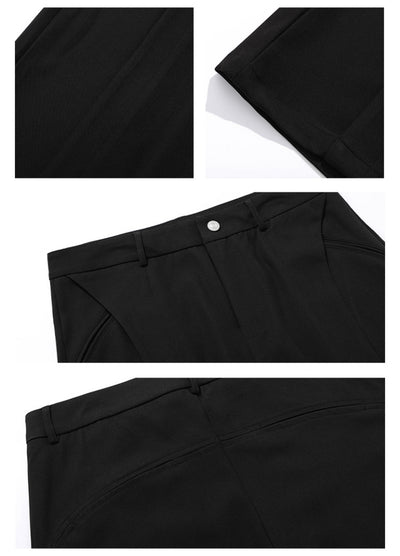 【ACRARDIC】Wide big silhouette normalized simple slacks  AI0028