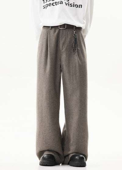 【ACRARDIC】Vintage color wide straight slacks pants  AI0029