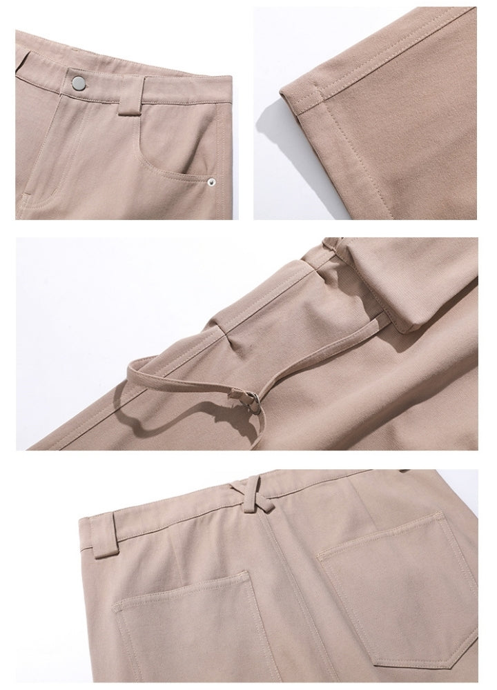 【ACRARDIC】Side suspender style cargo wide pants  AI0031