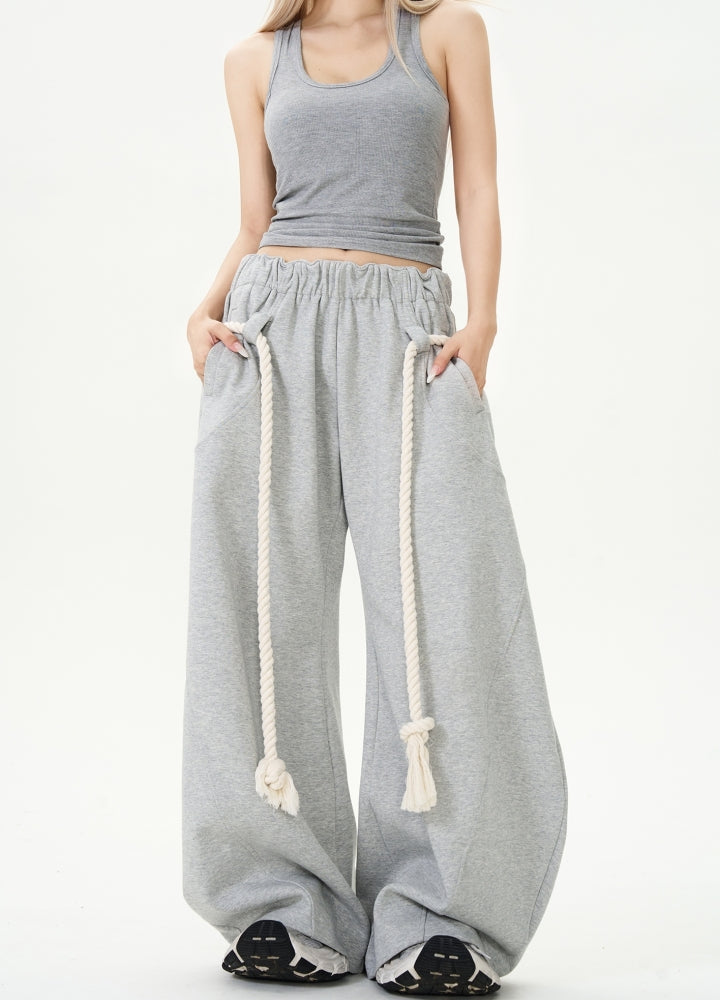 【MAXDSTR】Wide oversized sweatshirt style pants  MD0192