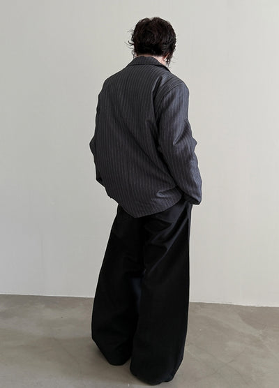 【Very Fewest】Basic dull color neat tailored jacket  VF0039