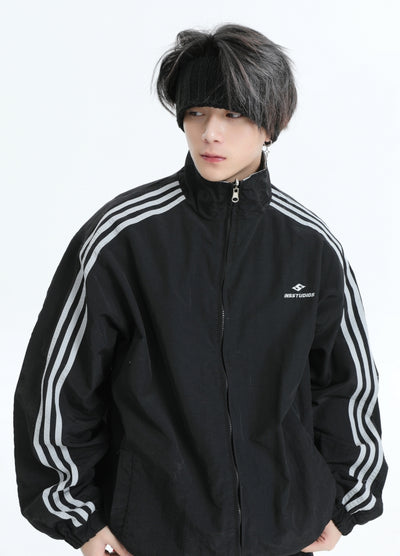 【INS】Sideline sporty casual design jacket  IN0042