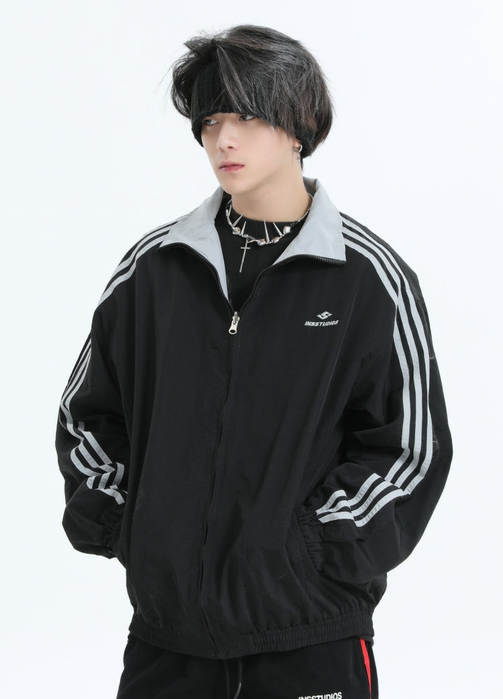 【INS】Sideline sporty casual design jacket  IN0042