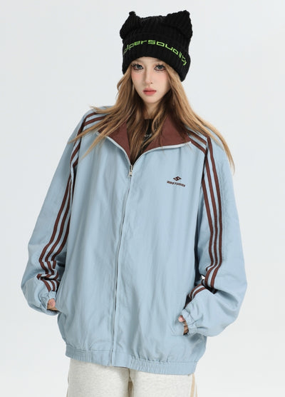 【INS】Sideline sporty casual design jacket  IN0042