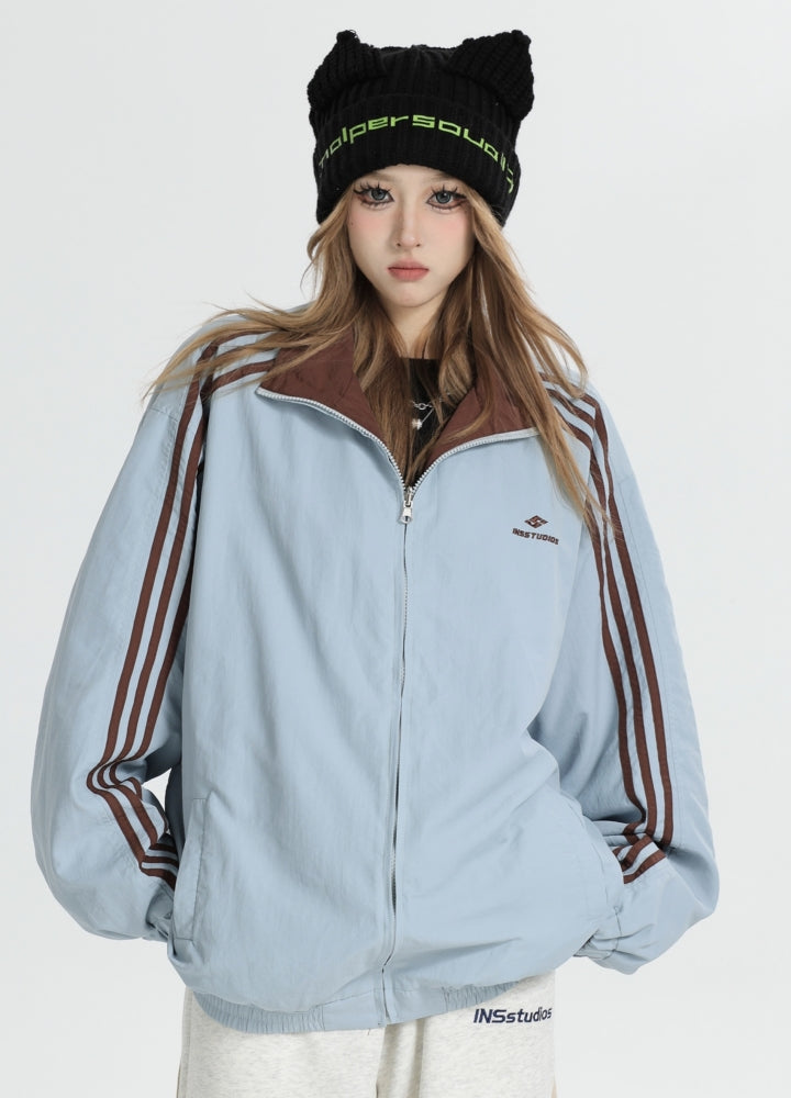 【INS】Sideline sporty casual design jacket  IN0042