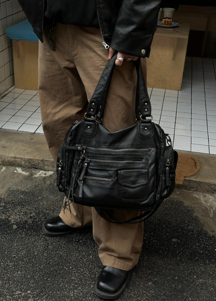 【3/3新作】Gimmick Multi Large Capacity Style Tote Bag  HL3129