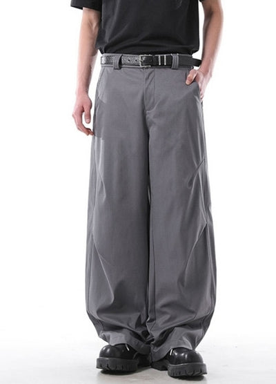 【NANSEE】Basic color wide straight slacks pants  NS0002