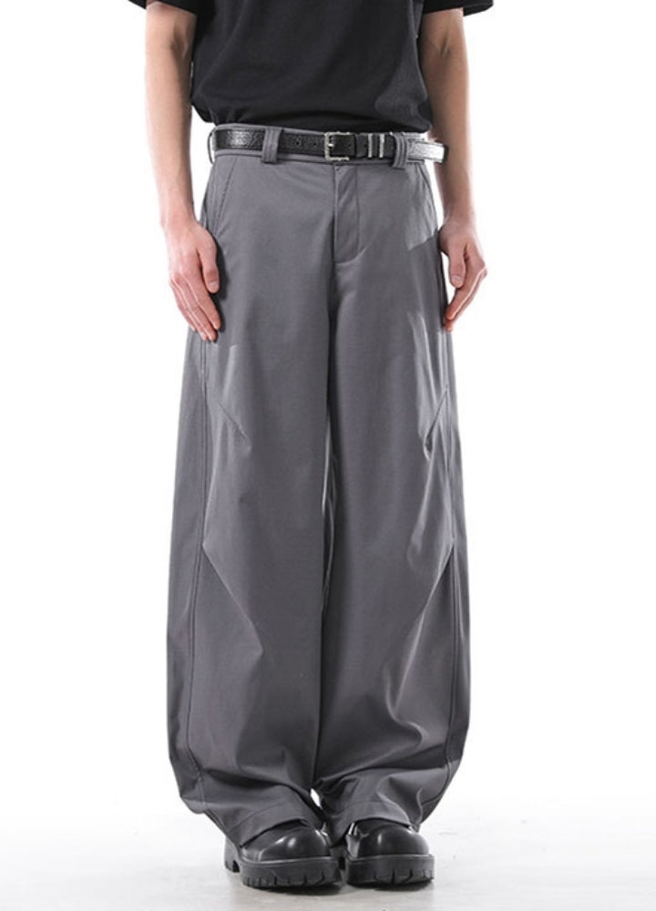 【NANSEE】Basic color wide straight slacks pants  NS0002