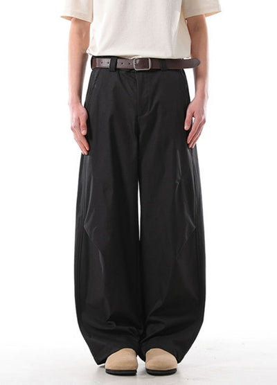 【NANSEE】Basic color wide straight slacks pants  NS0002