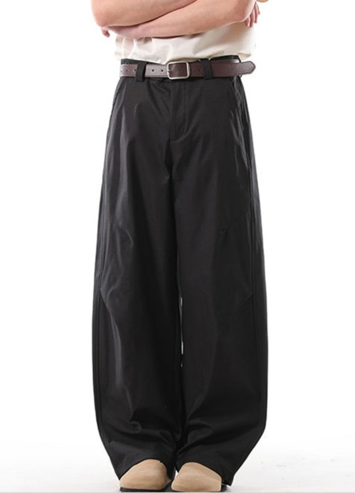 【NANSEE】Basic color wide straight slacks pants  NS0002