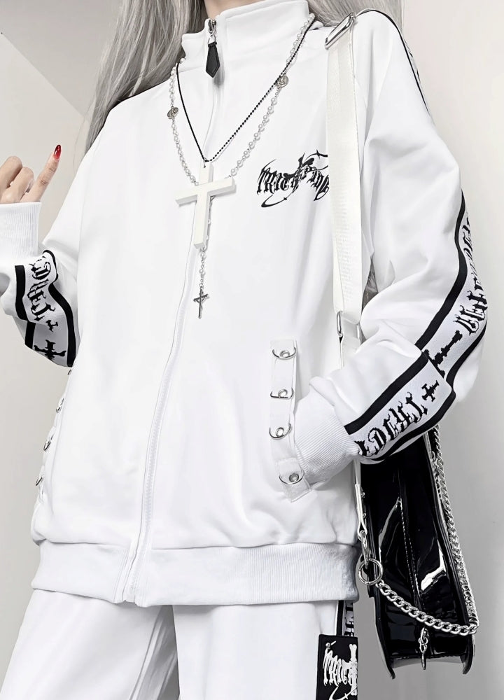 TricuspidC】Subculture sporty street monotone antithesis