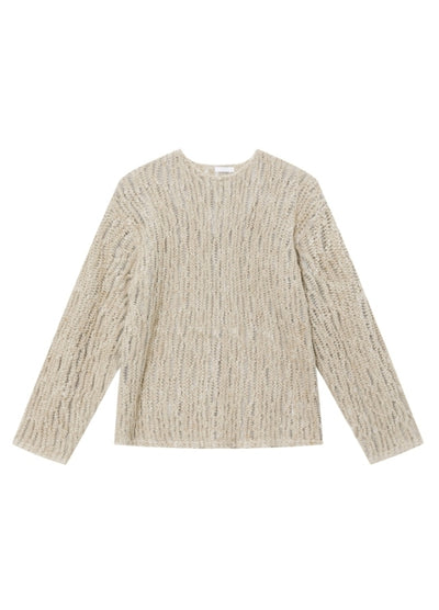 【CUIBUJU】Tight fit thin fabric design damaged knit  CB0056