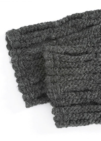【CUIBUJU】Tight fit thin fabric design damaged knit  CB0056