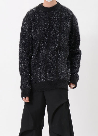 【LUCE GARMENT】Sparkling multi-color design basic style knit  LG0068