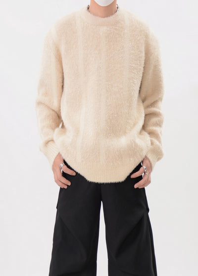 【LUCE GARMENT】Sparkling multi-color design basic style knit  LG0068