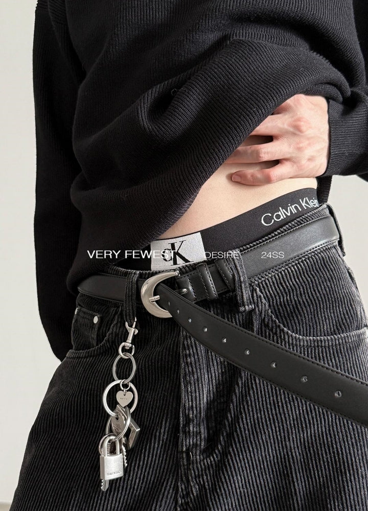 【Very Fewest】Basic style sharp design belt  VF0037