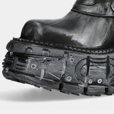 Multi-gimmick belt design high-cut boots  HL3112