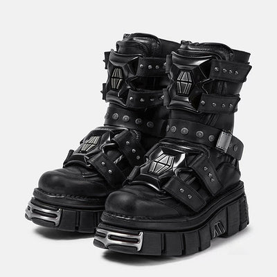 【12/16新作】High-level gimmick punk street type boots  HL3110