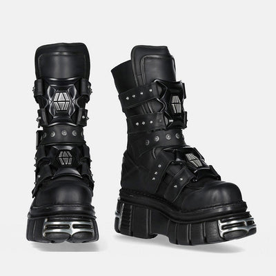 High-level gimmick punk street type boots  HL3110