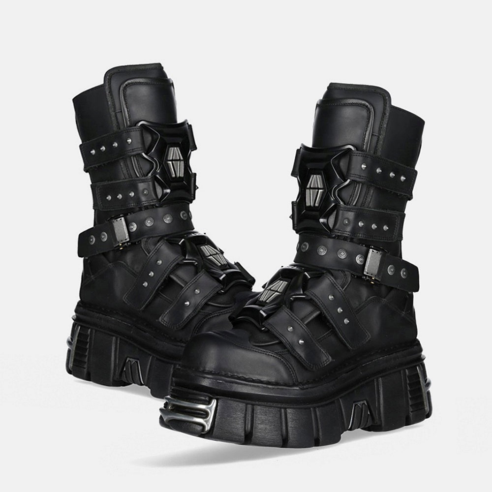 High-level gimmick punk street type boots  HL3110