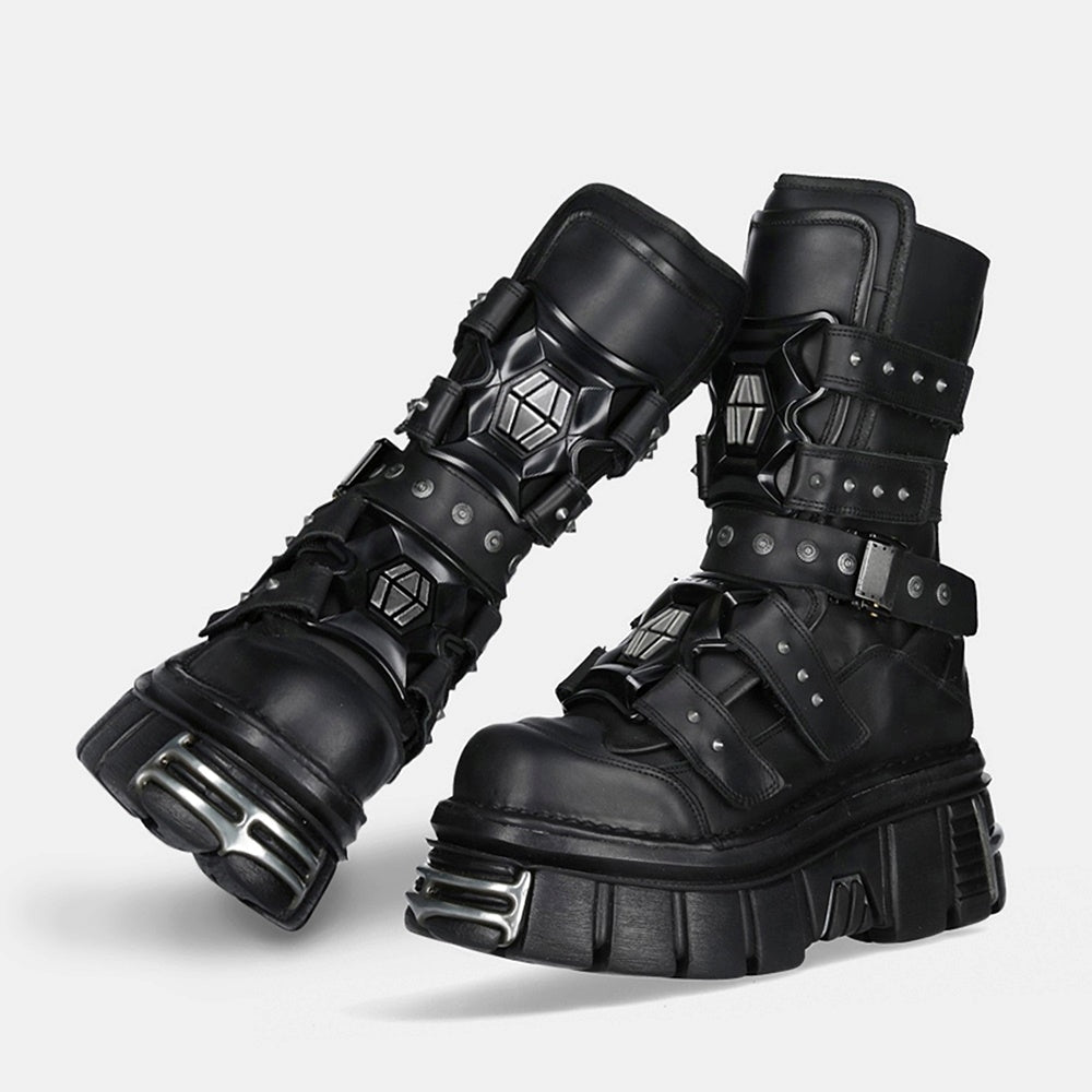 【12/16新作】High-level gimmick punk street type boots  HL3110