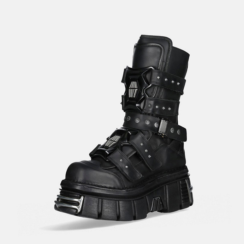 High-level gimmick punk street type boots  HL3110