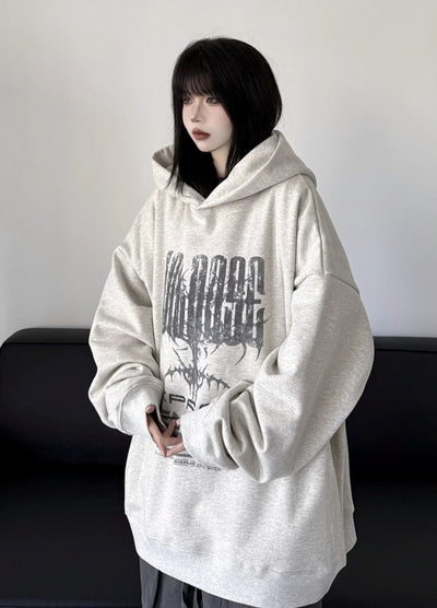 【W3】Front wild design pullover hoodie  WO0096