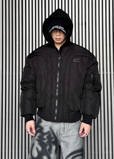 【DARKFOG】Full metal line design basic style jacket  DF0045