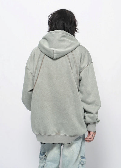 【Mz】Subculture Devil Initial Street Hoodie  MZ0053