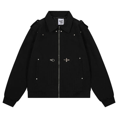 【NIHAOHAO】Gimmick Active Casual Design Mode Street Jacket  NH0190