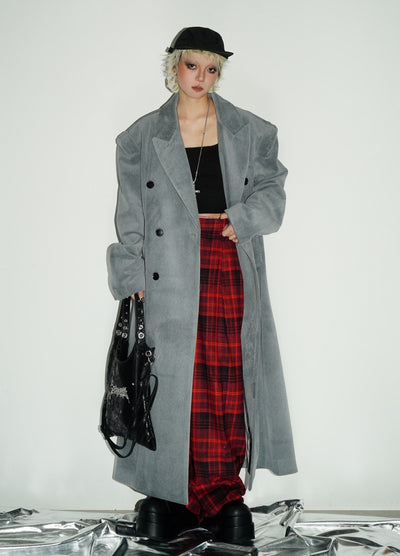 【MICHINNYON】Loose over silhouette simple style mode coat  MY0031