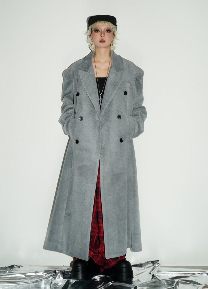 【MICHINNYON】Loose over silhouette simple style mode coat  MY0031