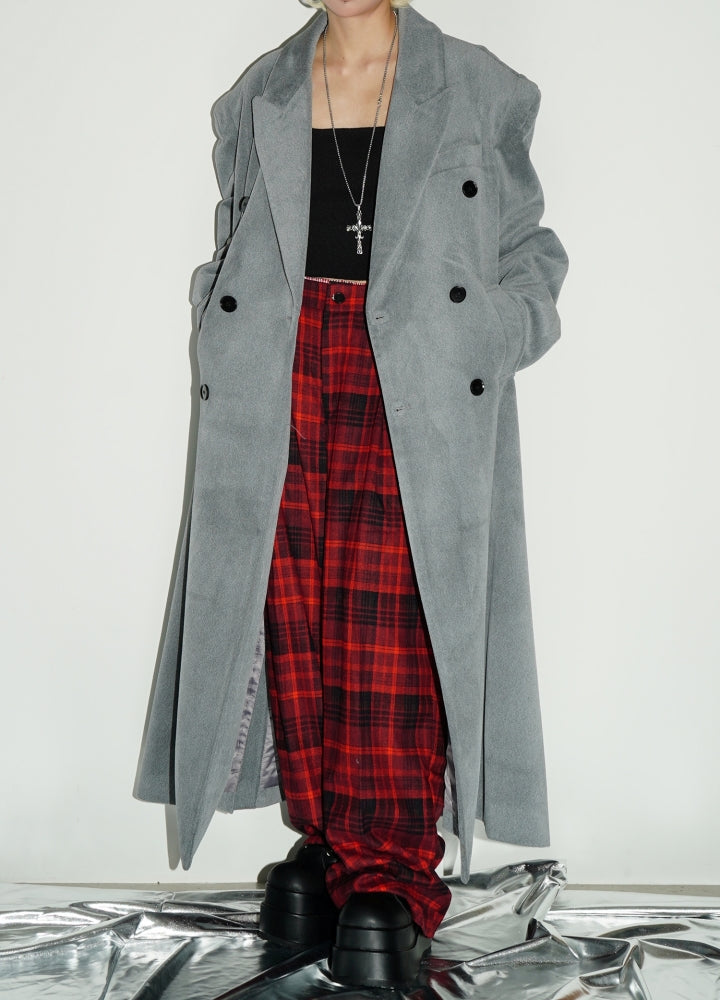 【MICHINNYON】Loose over silhouette simple style mode coat  MY0031