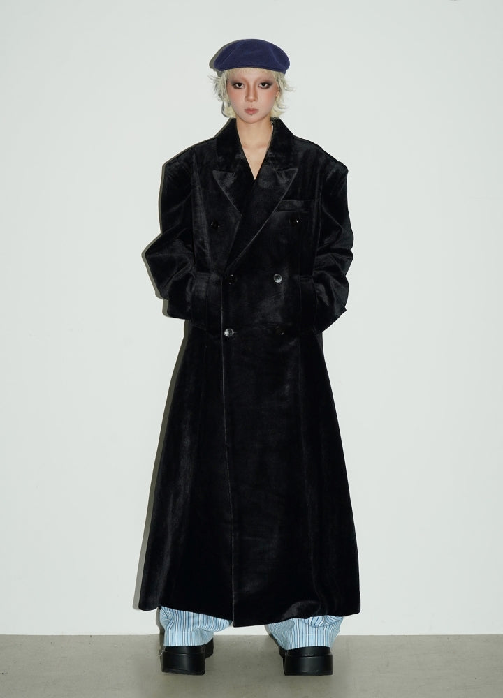 【MICHINNYON】Loose over silhouette simple style mode coat  MY0031