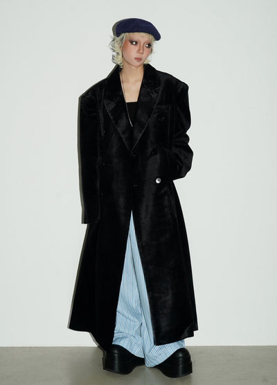 【MICHINNYON】Loose over silhouette simple style mode coat  MY0031