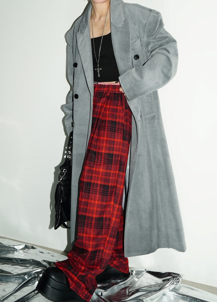 【MICHINNYON】Loose over silhouette simple style mode coat  MY0031