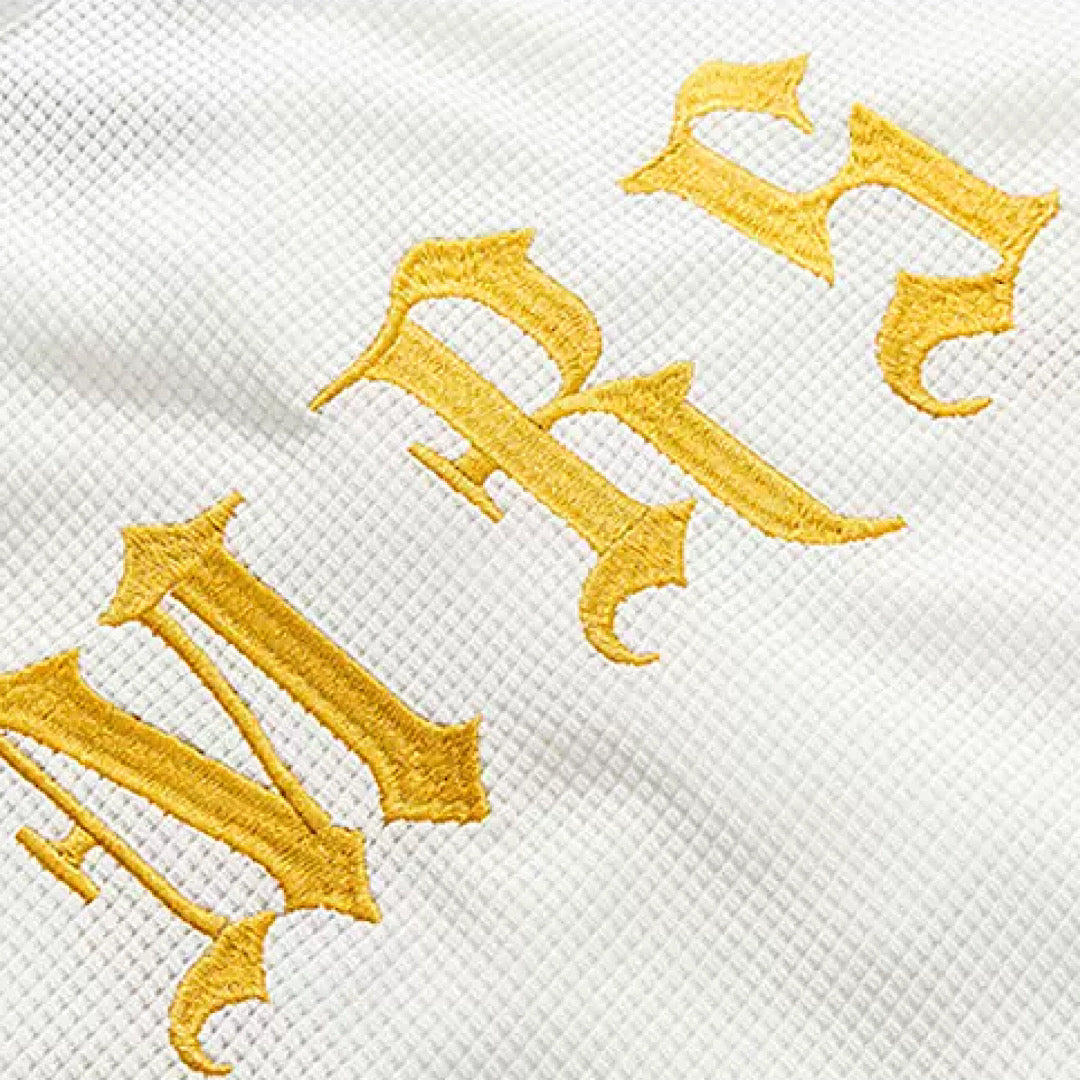 Gold initial design shortshirt HL2352