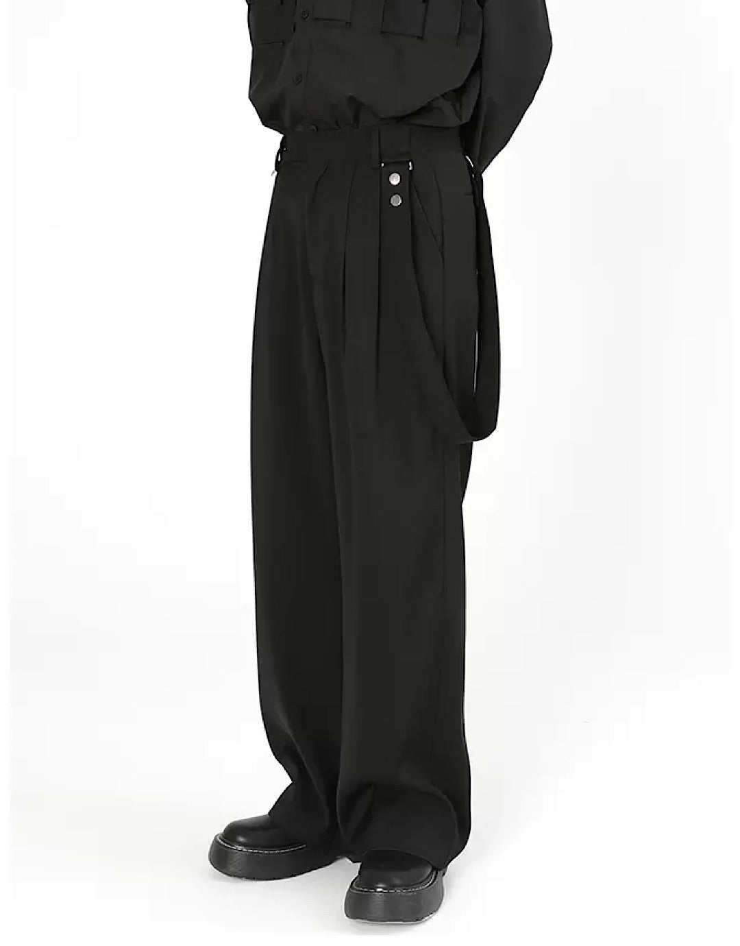 【BOB】Belted hanging slacks pants BO0002 HILANDER
