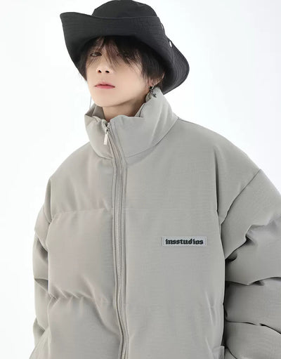 Straight silhouette styledown jacket  HL2766