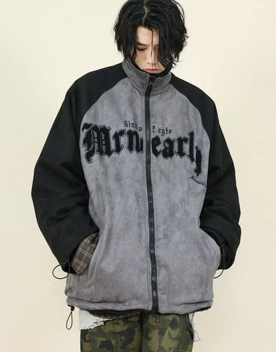 【MR nearly】Initial Logo Backcover Jacket MR0014