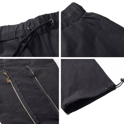 【0-CROWORLD】Back zipper mauve pants  CR0050