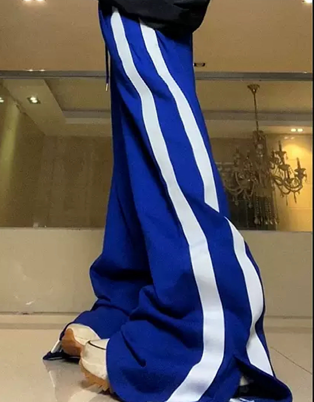 [F383] Jersey neo long dress pants FT0005