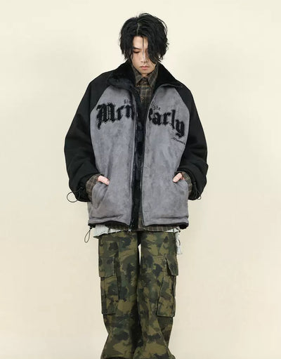【MR nearly】Initial Logo Backcover Jacket  MR0014