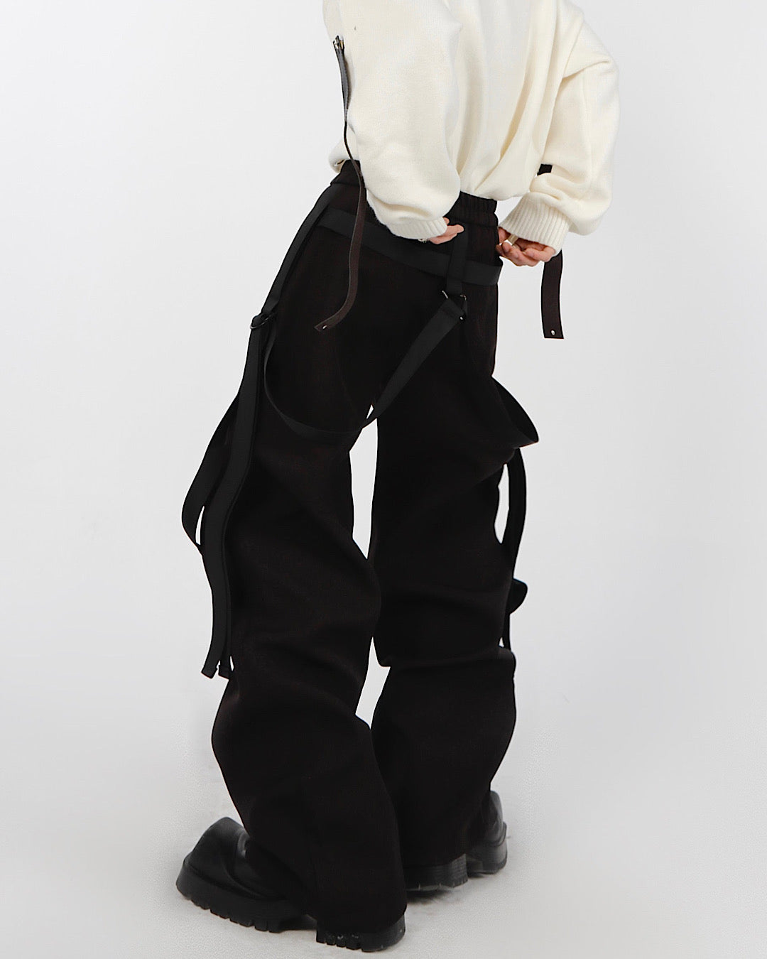【Culture E】Suspender longlens over pants  CE0033