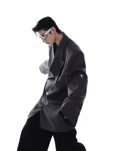 【Culture E】Jagged Collar Flamboyant Jacket CE0040