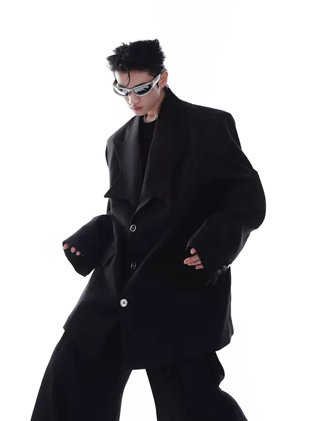 【Culture E】Jagged Collar Flamboyant Jacket CE0040