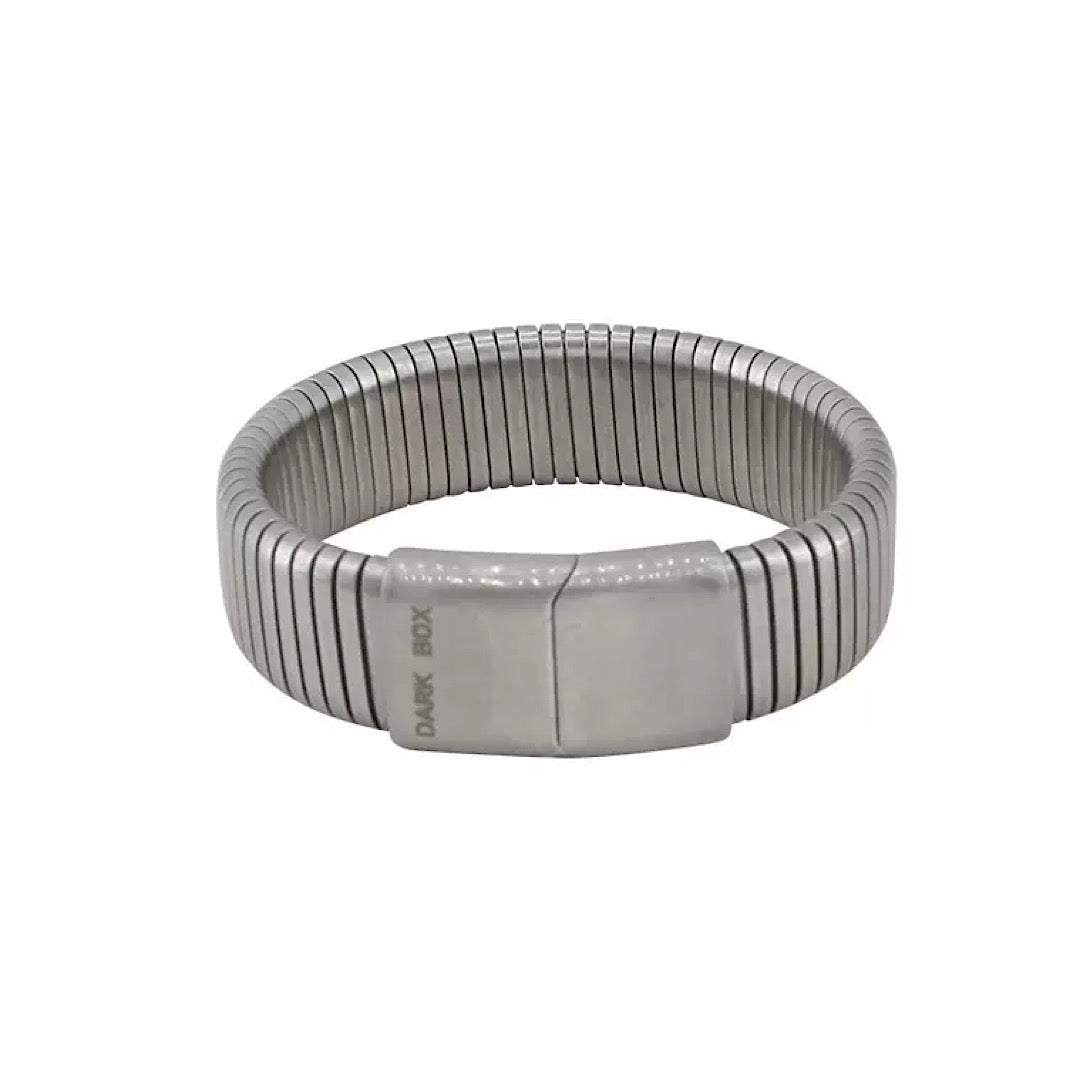 [DARKBOX] Combined fusion silver bangle DB0003