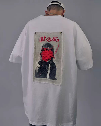 【UUCSCC】Back Whodeli Lard T-shirt US0004